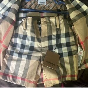 Boys Burberry 2pc Short Set
